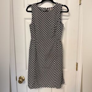 Classic Blue & White Polka Dot Sleeveless Dress – Size 0 (UK 4 / EU 32)